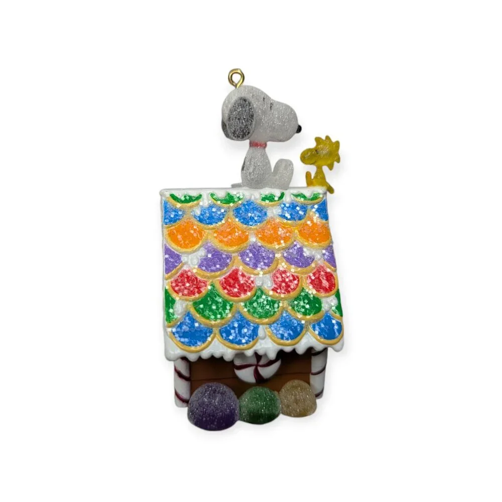 2008 Hallmark Peanuts Snoopy Woodstock Home Sweet Home Christmas Ornament